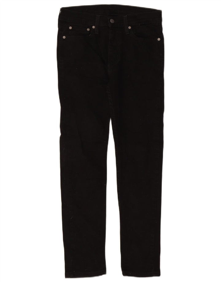 LEVI'S Dame 510 Skinny Jeans W29 L27 Sort Bomuld