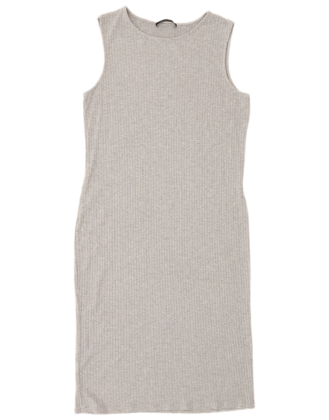Marks & Spencer Dame Ærmeløs Bodycon Dress UK 12 Medium Grey Viscose