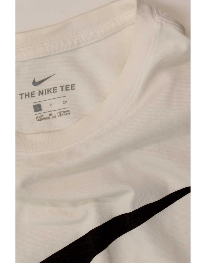 Nike grafisk T-shirt top til mænd, lille hvid