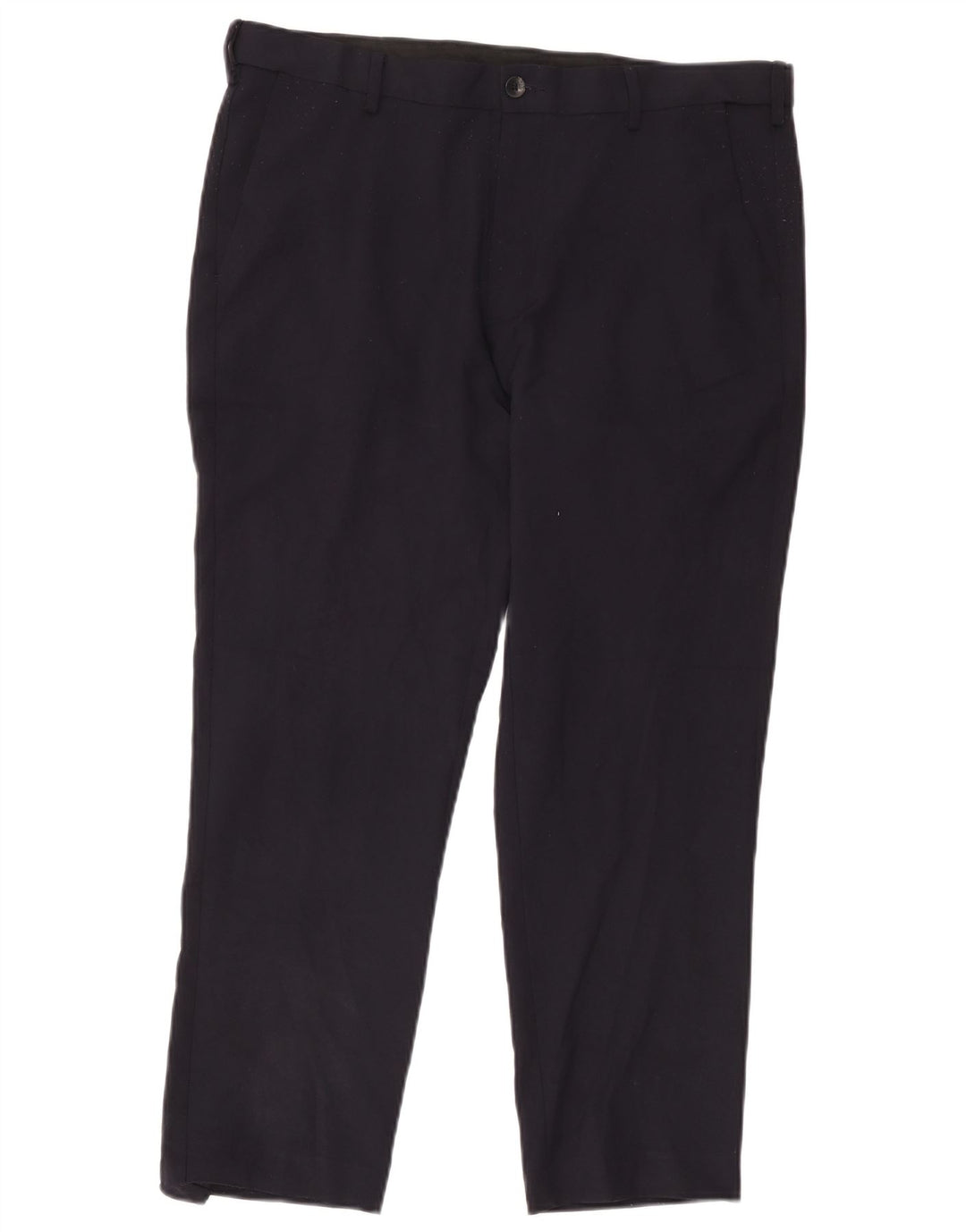 Marks & Spencer Herre Regular Fit Chinobukser W36 L27 Marineblå polyester