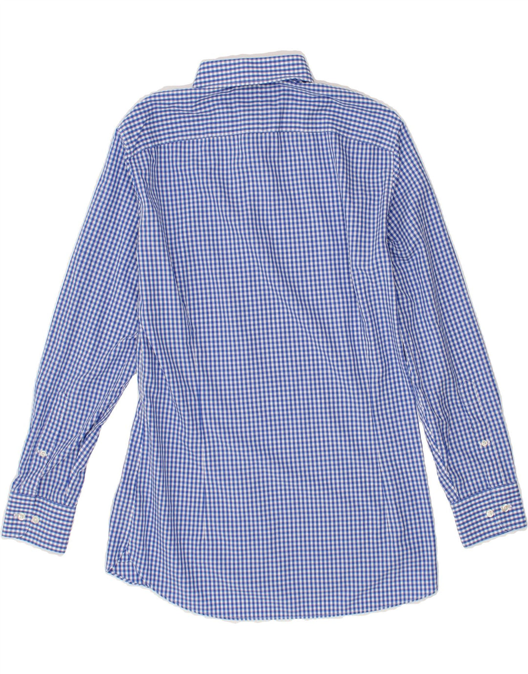 BONOBOS Mens Tailored Fit Slim Fit Shirt Size 15 1/2 Medium Blue Gingham Vintage BONOBOS and Second-Hand BONOBOS from Messina Hembry 