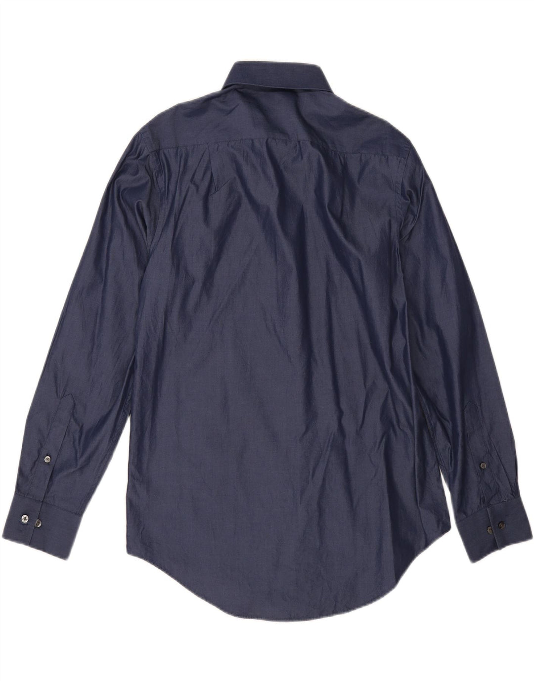 Calvin Klein Herre Slim Fit Skjorte Large Navy Blue