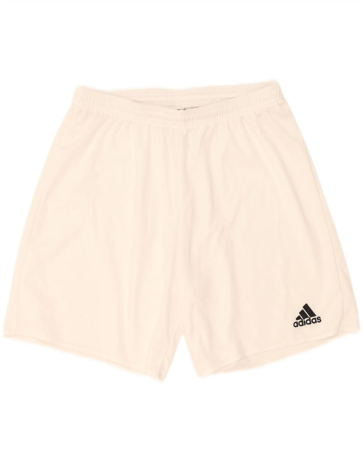 Adidas Sportsshorts til mænd store hvide polyester