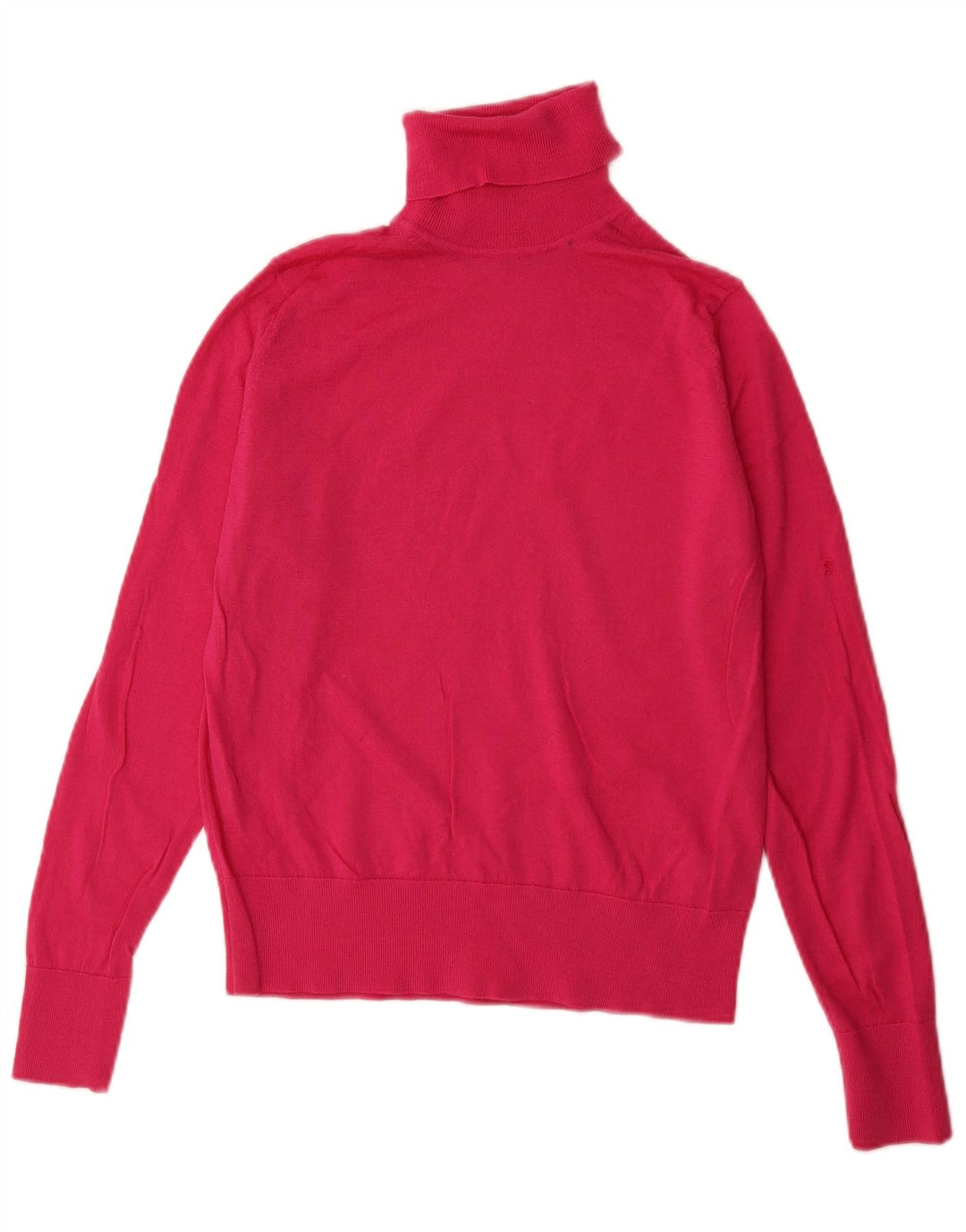 Marks & Spencer Dame Rullehals sweater UK 12 Medium Pink