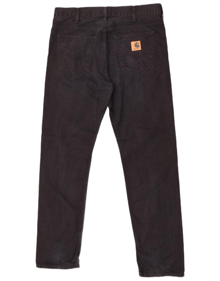 Carhartt Herre Slim Jeans W34 L32 Marineblå Bomuld