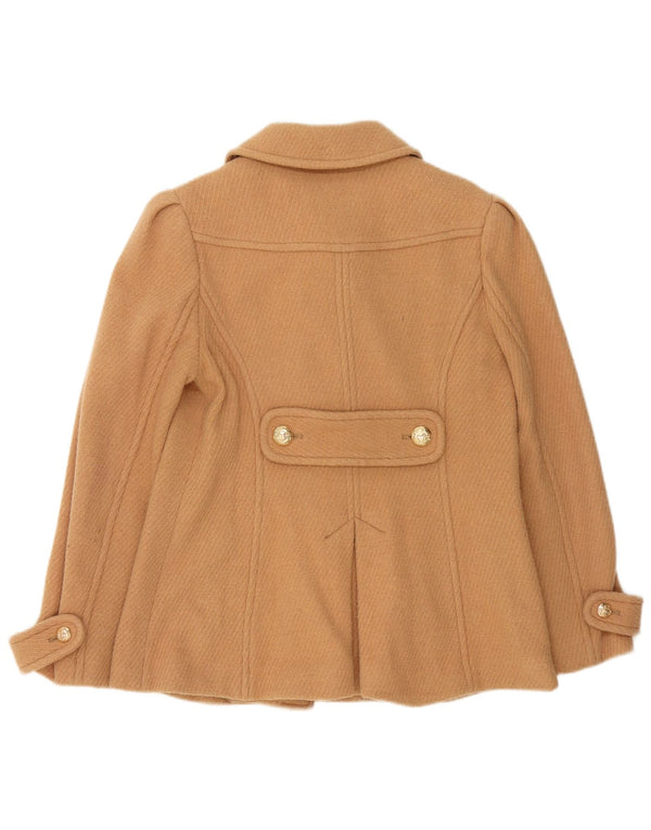 Juicy Couture Dame Duffle Jacket UK 12 Medium Brun Uld