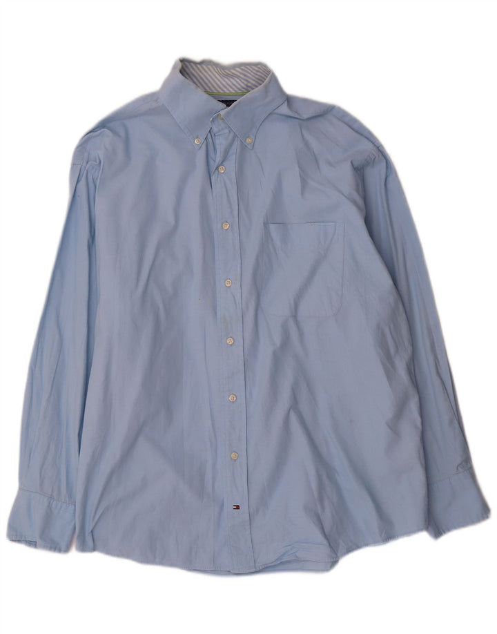 Tommy Hilfiger Herreskjorte str. 16 1/2 Large Blue Cotton
