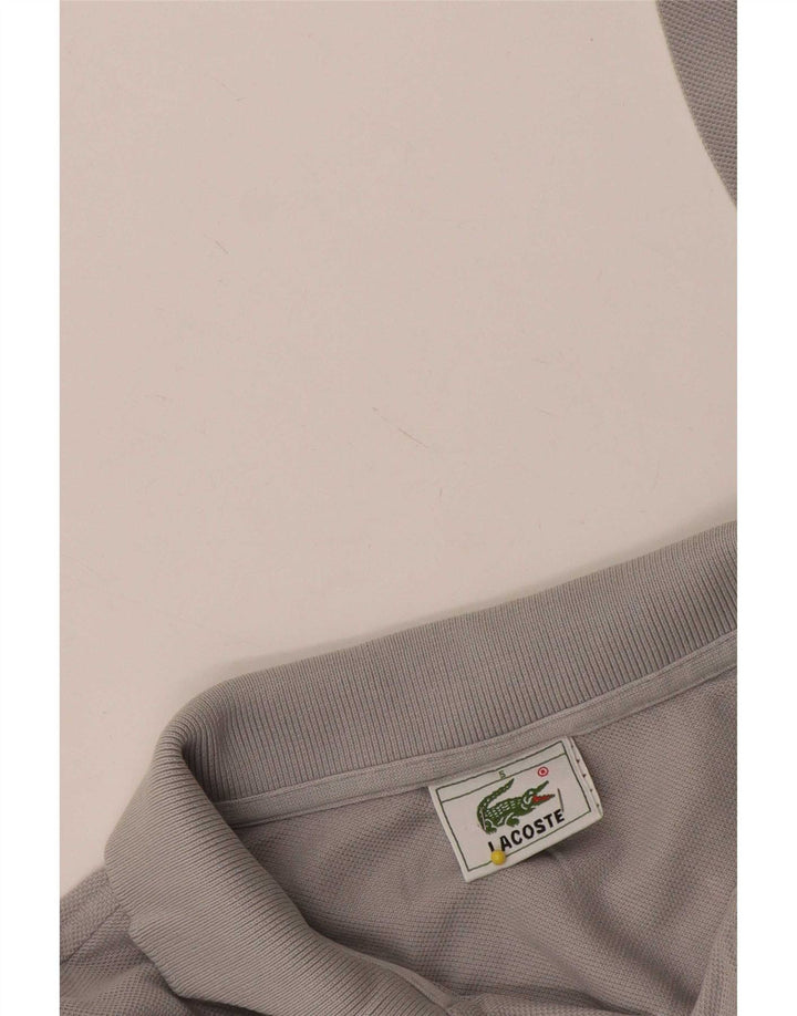 Lacoste Langærmet Polo Shirt til mænd Størrelse 5 Large Grå