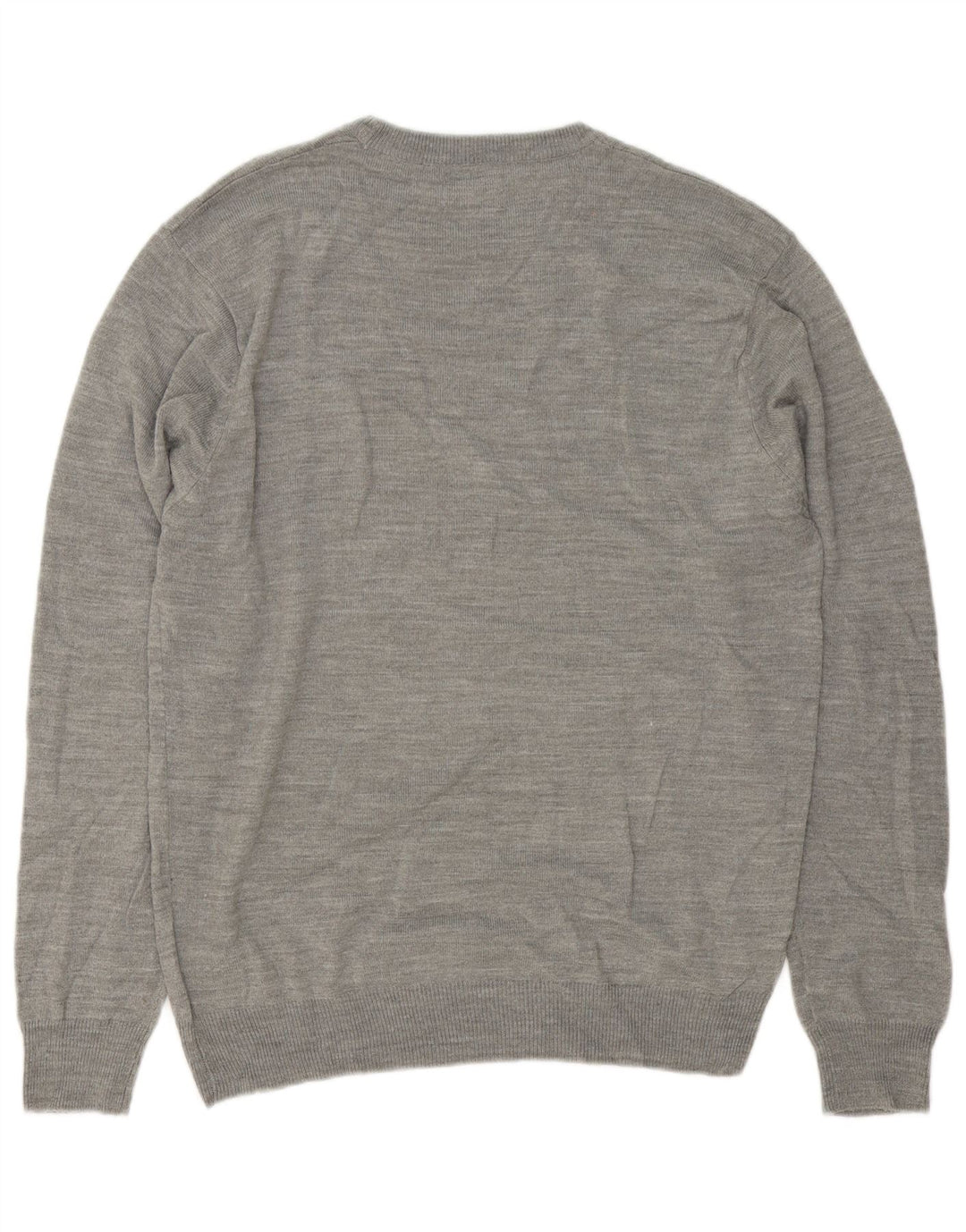 Pierre Cardin Herre Crew Neck Jumper Sweater Stor Grå Akryl