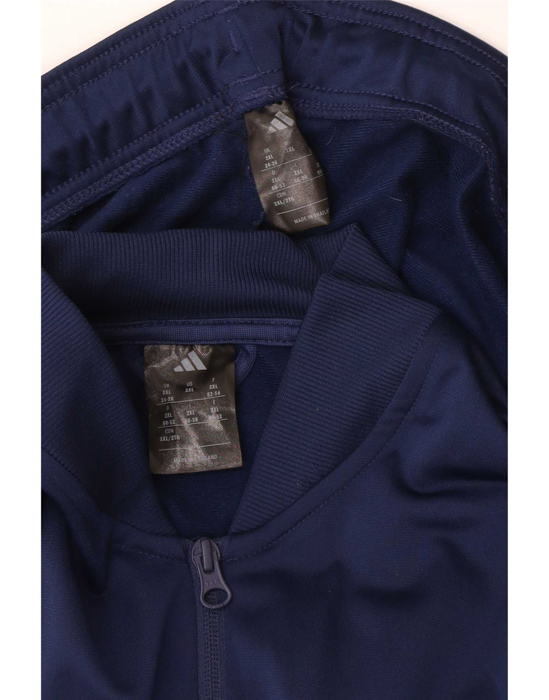 Adidas fuld træningsdragt til kvinder UK 24/26 2XL marineblå polyester
