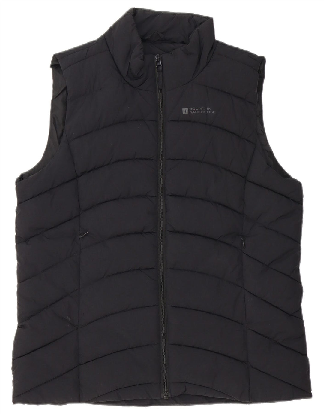 Mountain Warehouse Womens Polstret Gilet UK 16 Large Black Polyester