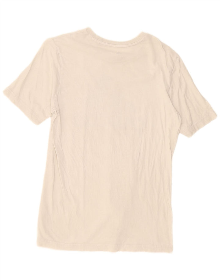 Adidas Grafisk T-shirt top til mænd, lille hvid bomuld