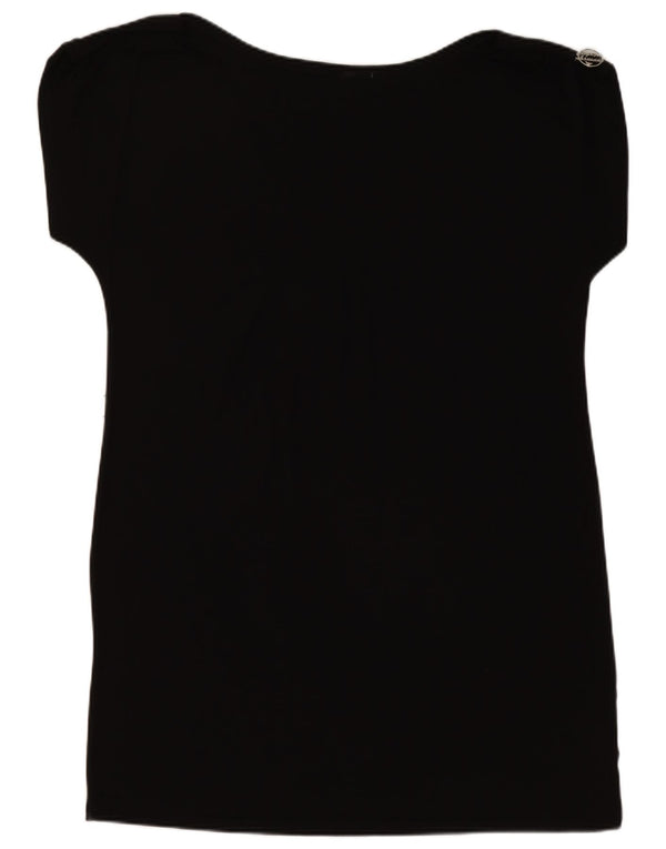Emporio Armani T-shirtkjole til kvinder UK 14 Medium Sort