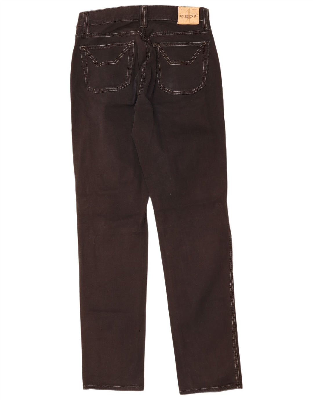 Jeckerson Straight Jeans til mænd W31 L33 Sort bomuld