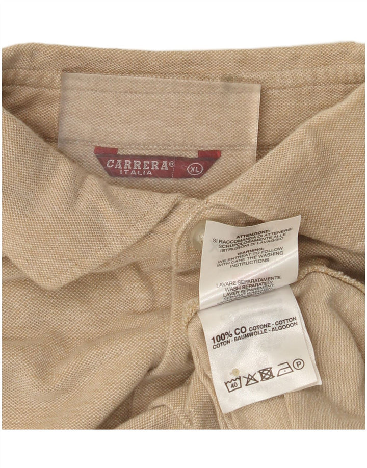 CARRERA Herreskjorte XL Beige Bomuld