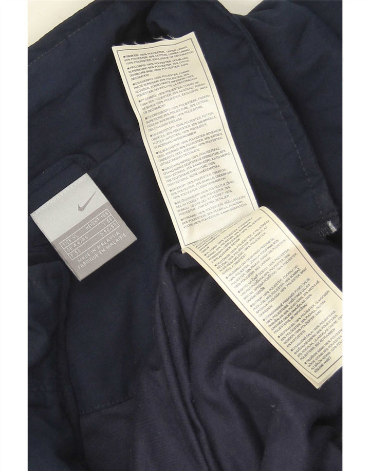 Nike Træningsdragt til mænd, topjakke UK 44/46 XL Marineblå Colourblock Polyester