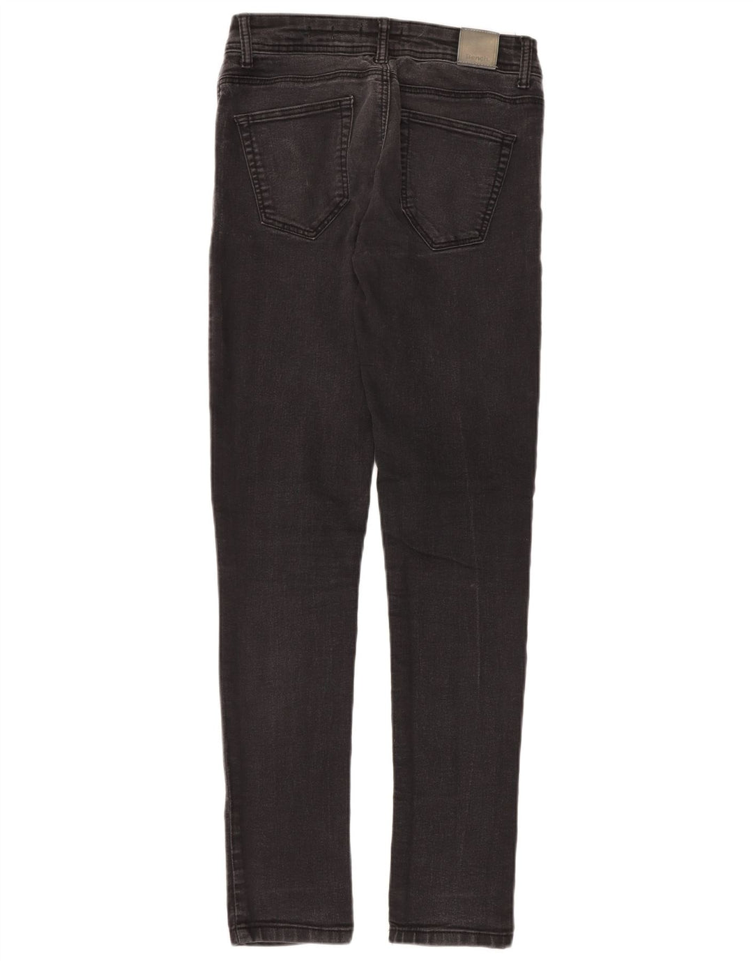 Bænk Dame Skinny Jeans W27 L32 Sort Bomuld