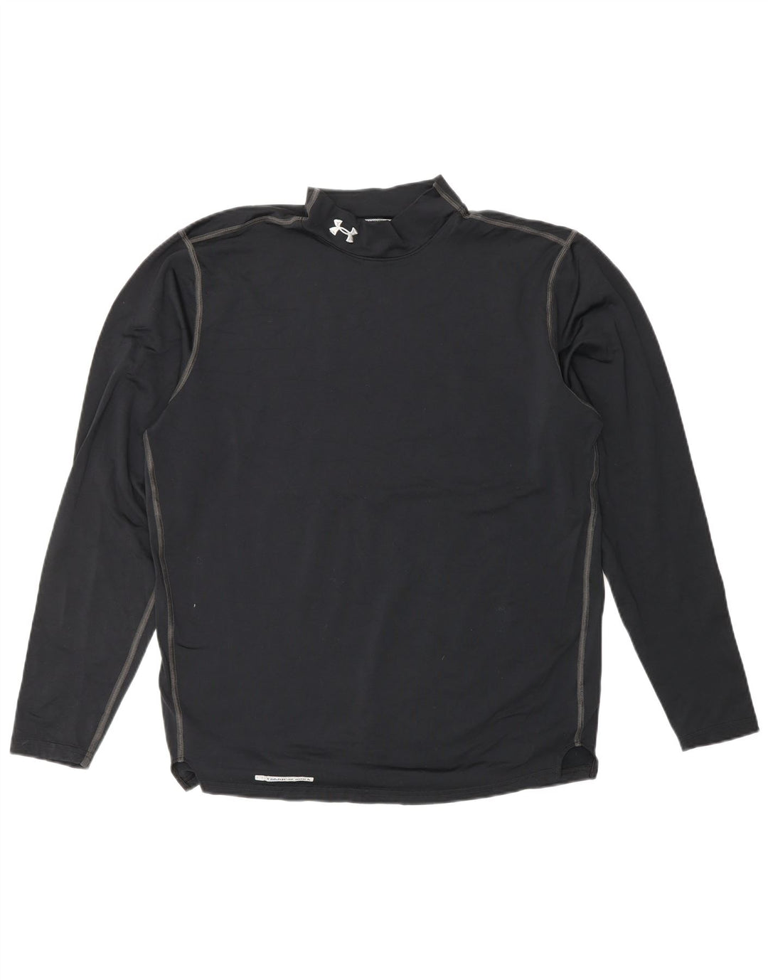 UNDER ARMOUR Herre Cold Gear Top Langærmet Stor Sort Polyester