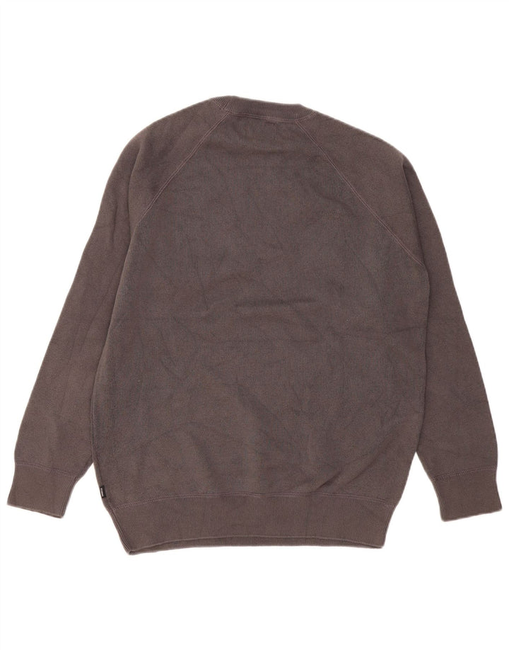 Superdry Sweatshirt til mænd, stor grå bomuld