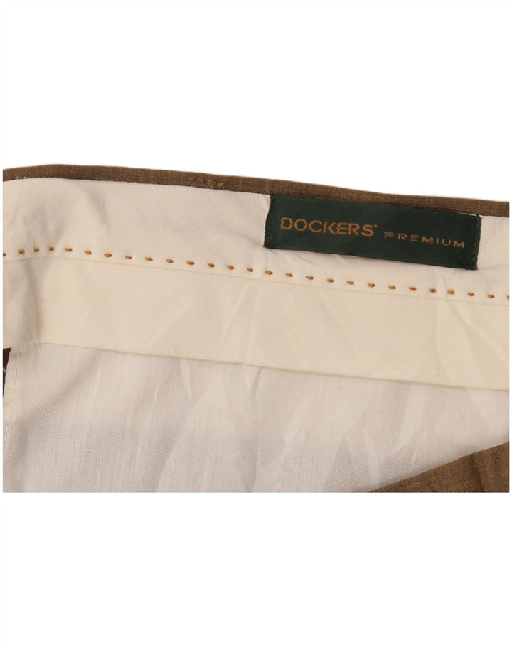 Dockers Herre Pegged Suit Bukser W36 L27 Khaki