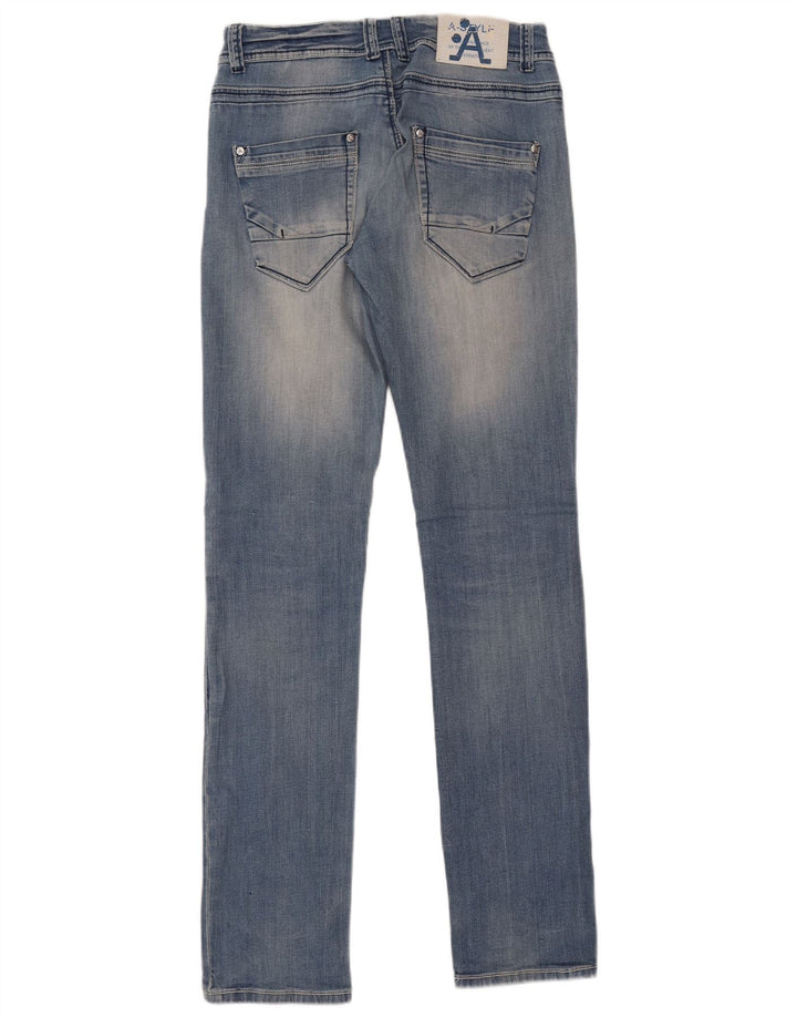 A-Style Dame Slim Jeans IT 46 Large W33 L36 Blå Bomuld