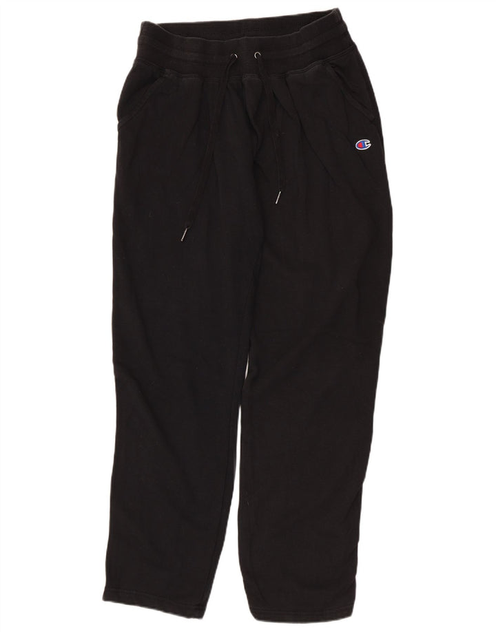 Champion Womens træningsdragt Bukser UK 14 Medium Sort Bomuld