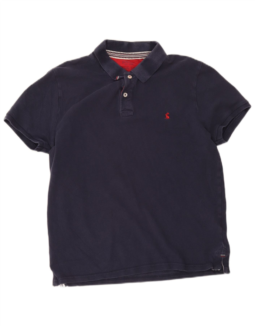 Joules Herre Slim Fit Polo Shirt Medium Navy Blue Bomuld