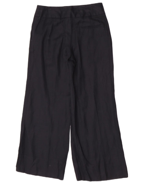 Marks & Spencer Chinobukser med brede ben til kvinder UK 12 Medium W30 L31 Sort