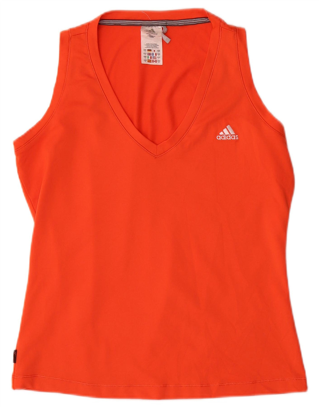 ADIDAS Dame Clima 365 Vest Top UK 14 Medium Orange