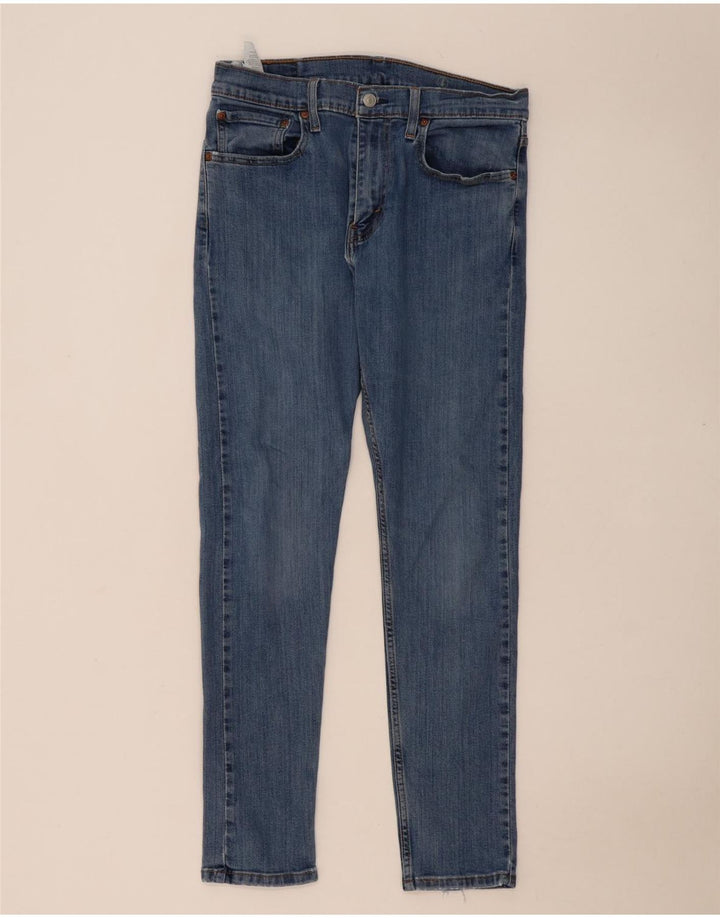 Levi's Herre 512 Slim Tapered Jeans W32 L32 Blå Bomuld