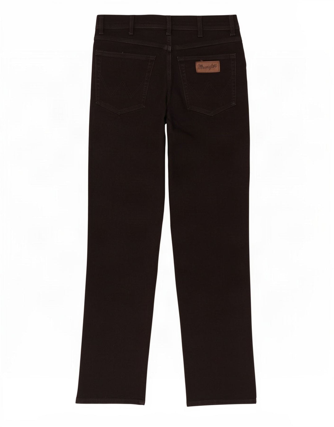Wrangler Straight Jeans til mænd W34 L34 Sort bomuld