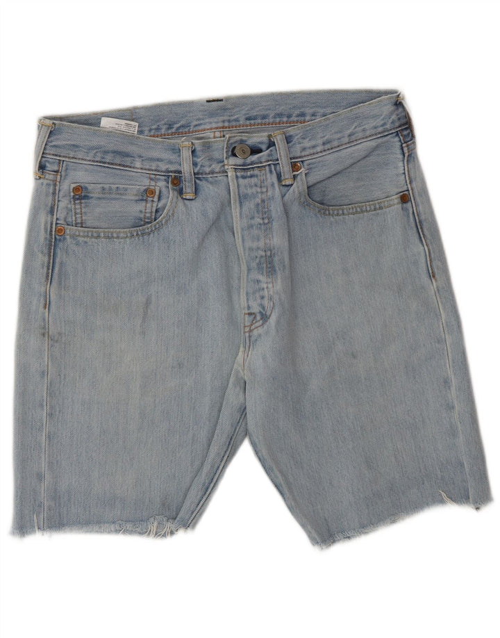 Levi's Herre 501 denimshorts W31 mellemblå bomuld