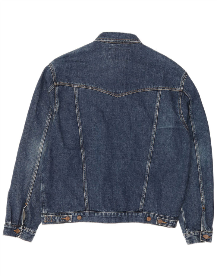 Wrangler Herre denimjakke UK 42 XL Blå Bomuld