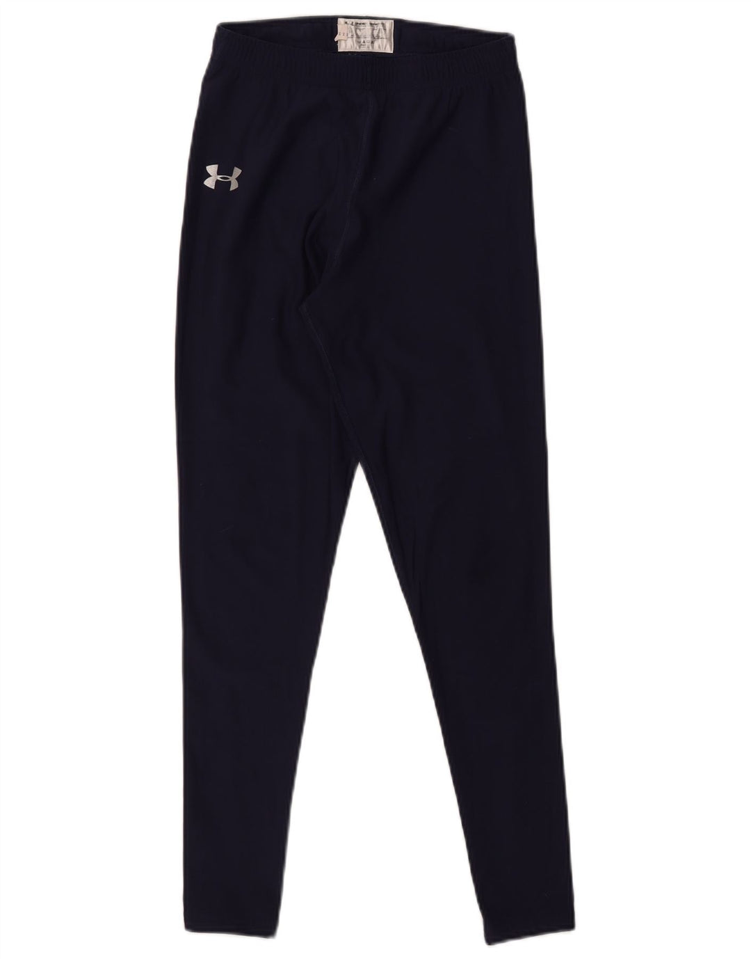 UNDER ARMOUR Dame Cold Gear Leggings UK 12 Medium Navy Blue