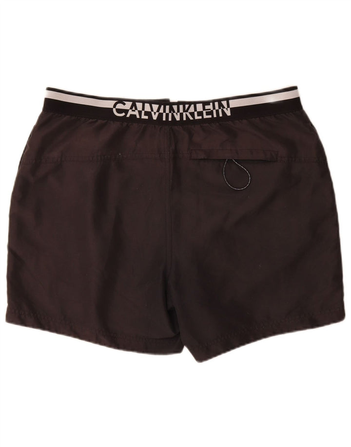 Calvin Klein Herre grafiske badeshorts Stor sort polyester