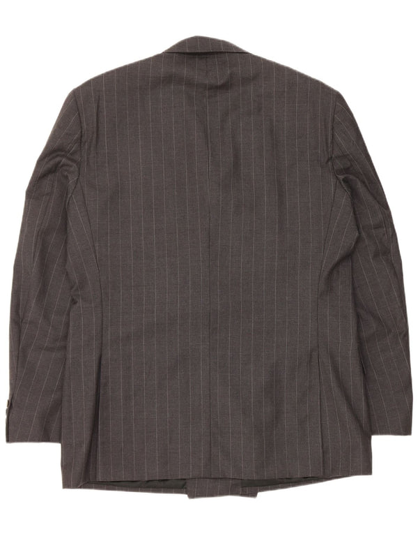 Ermenegildo Zegna Herre Blazerjakke Str. 54 XL Gråstribet