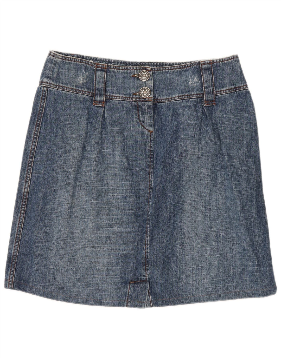 Max & Co. Dame denimnederdel UK 14 Large W32 Blue Cotton