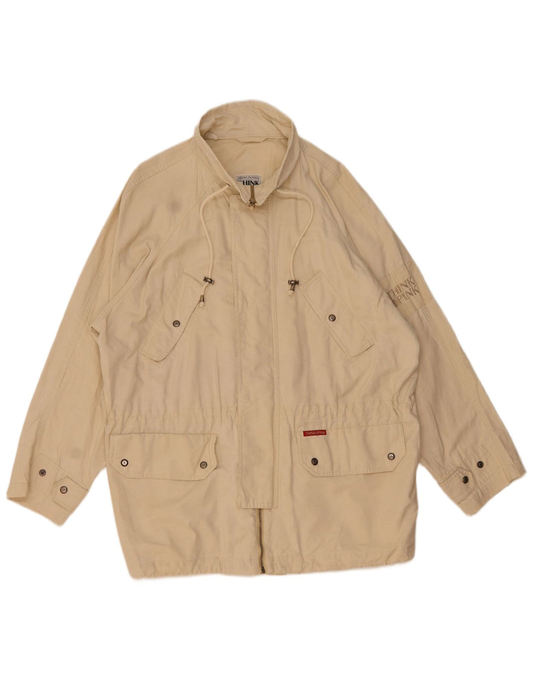THINK PINK Herre Utility Jacket IT 50 Large Beige