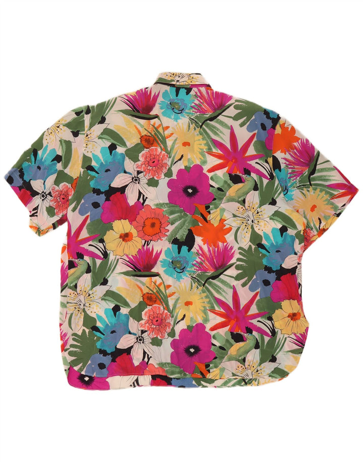 Calbros Dame Kortærmet Pullover Shirt IT 44 Medium Flerfarvet