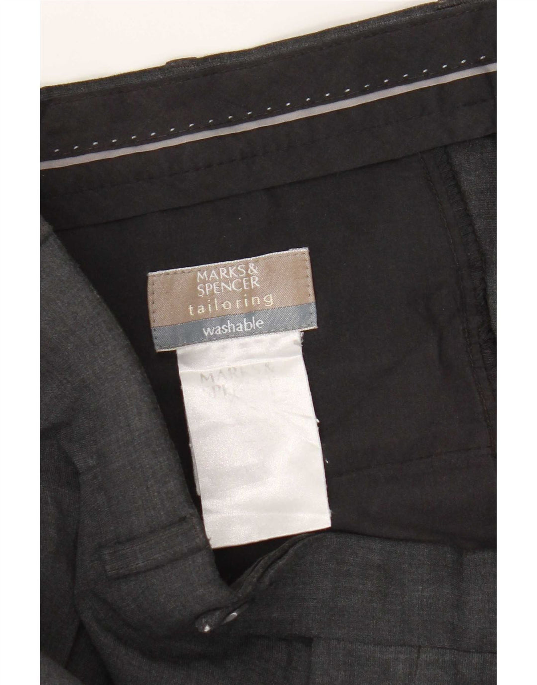 Marks & Spencer Herre Pegged Suit Bukser W34 L28 Grå