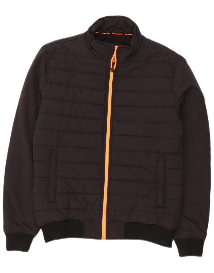 Superdry Polstret Herrejakke UK 38 Medium Sort Nylon
