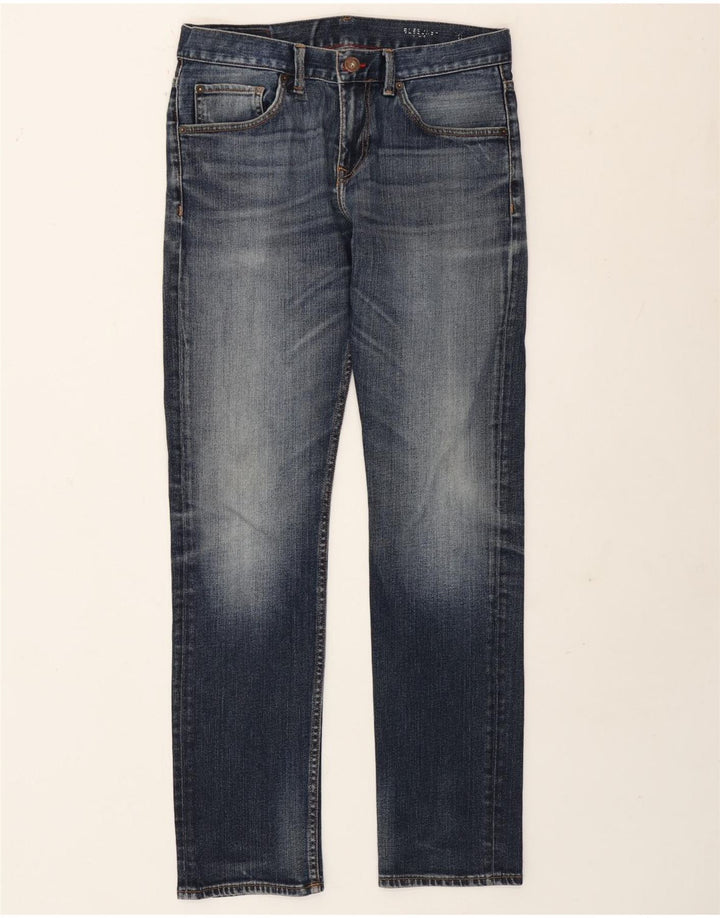 Tommy Hilfiger Herre Bleecker Straight Jeans W32 L32 Blå Bomuld