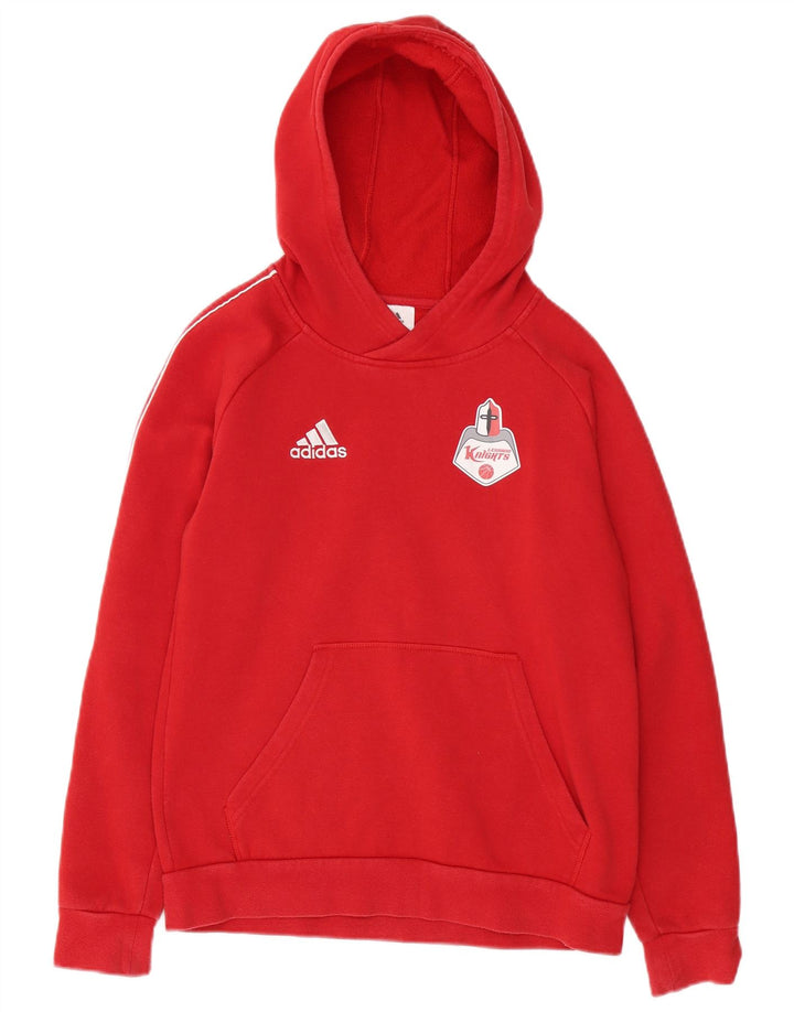 ADIDAS Boys Legnano Basket Knights Hoodie Jumper 13-14 år Rød