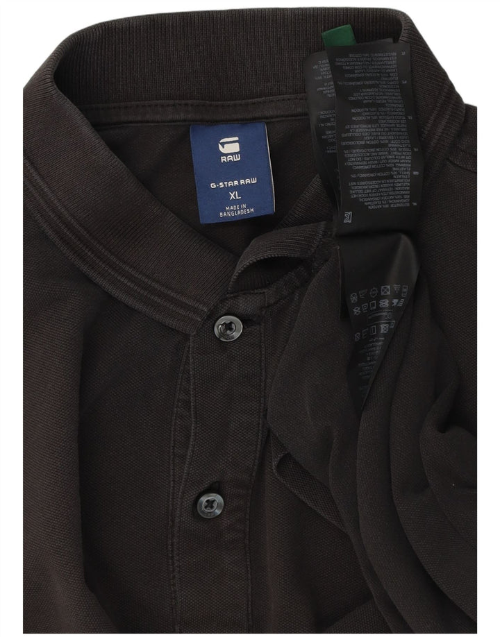 G-Star herre poloshirt XL sort bomuld