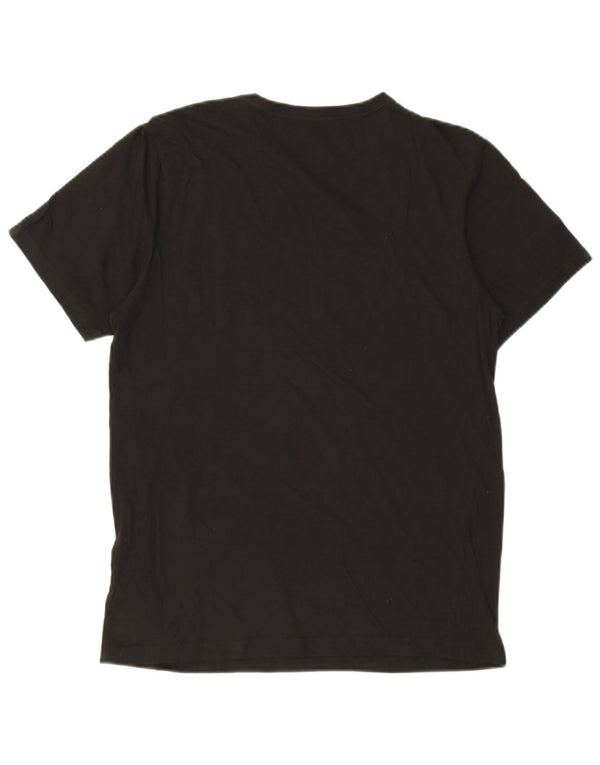 Adidas drenge grafisk t-shirt top 15-16 år sort bomuld