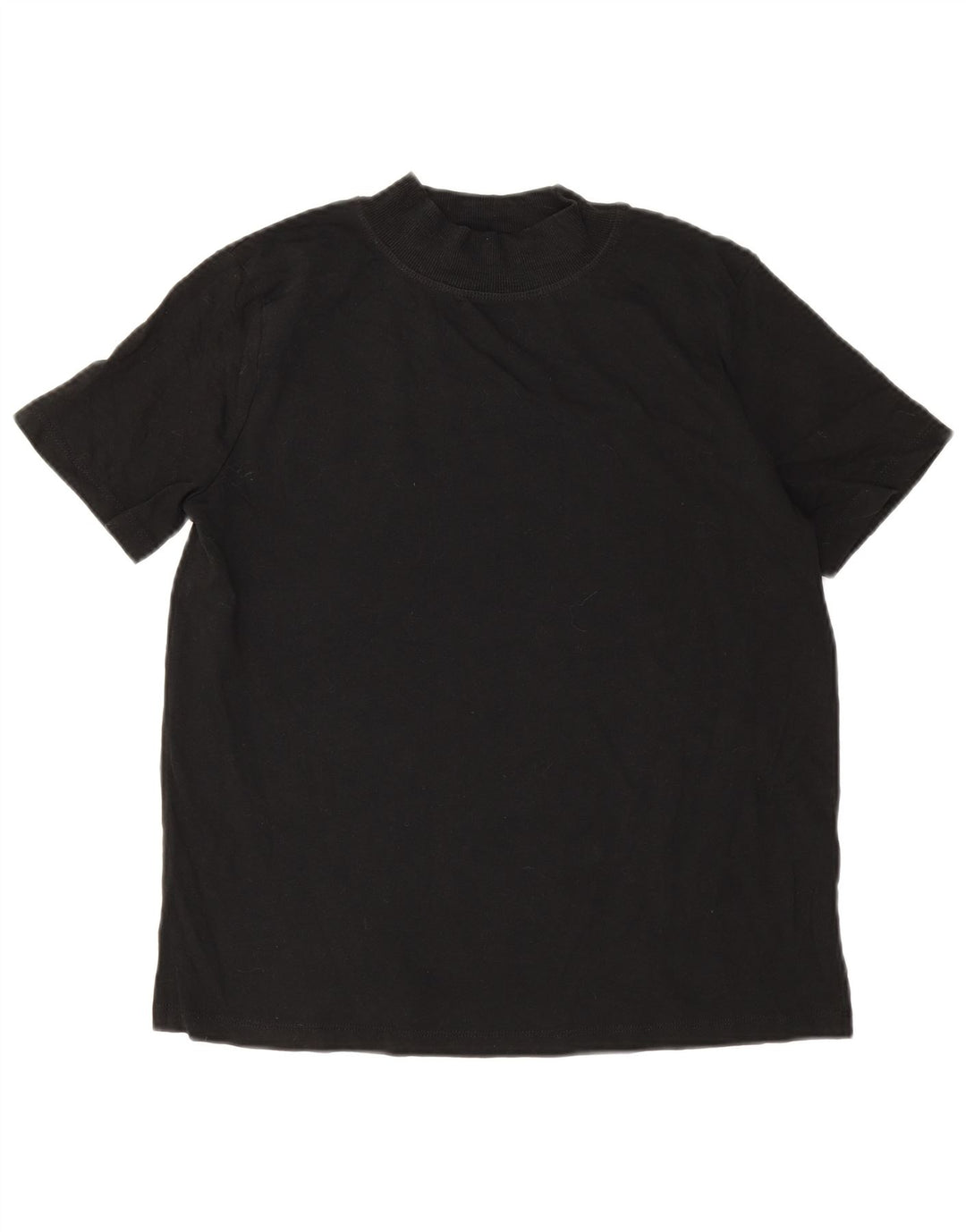 Zara Dame T-Shirt Top UK 10 Lille Sort