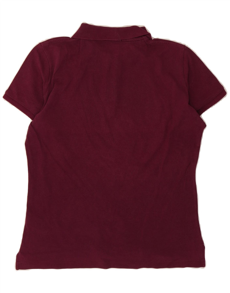 RALPH LAUREN Mens Slim Fit Polo Shirt XL Burgundy Cotton Vintage Ralph Lauren and Second-Hand Ralph Lauren from Messina Hembry 