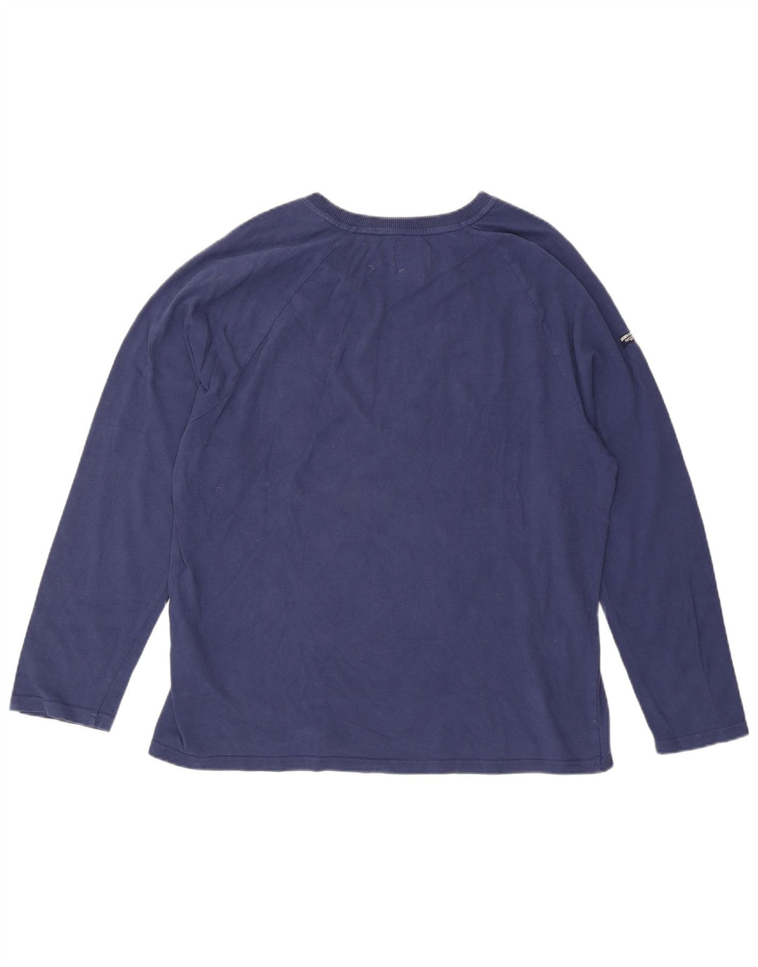 Superdry Herre grafisk top langærmet 2XL marineblå bomuld