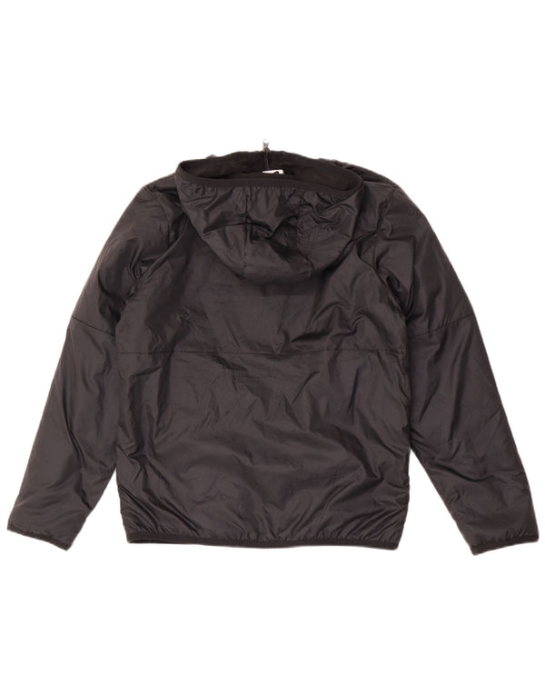 Nike drenge hættejakke vindjakke 12-13 år medium sort polyester