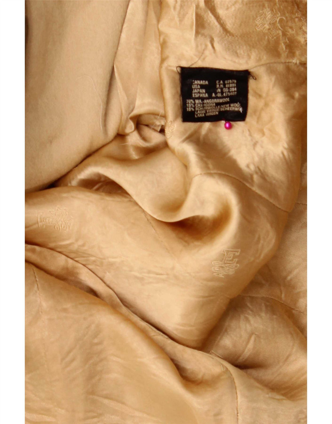 Escada Womens by Margaretha Ley Blazerjakke med 6 knapper EU 38 Medium Beige